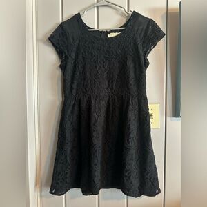 Coincidence & Chance black lace size 6 mini dress 90% cotton